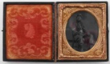 CIVIL WAR UNION NEW YORK AMBROTYPE PHOTOGRAPH