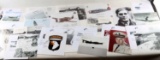 26 WWII US & UK FIGHTER ACE PILOT SIGNATURE LOT