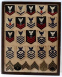WWII US ARMY & NAVY INSIGNIA PATCH LOT OF 27