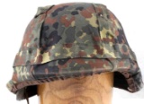 PASGT US ARMY HELMET WITH FLECKTARN CAMO