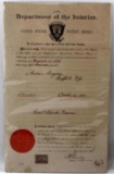1897 US PATENT FOR RECOIL OPERATED FIREARM