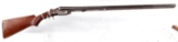 JJ WESTON SIDE BY SIDE 12 GA SHOTGUN FOR PARTS