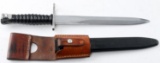 COLD WAR SWISS STGW 57 BATTLE RIFLE BAYONET
