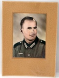 WWII GERMAN THIRD REICH FULL COLOR STUDIO PORTRAIT