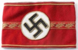 WWII GERMAN THIRD REICH POLITICAL LEADER ARMBAND