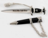 WWII GERMAN THIRD REICH MINATURE SS OFFICER DAGGER