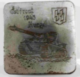 WWII GERMAN THIRD REICH SS KURSK CIGARETTE CASE