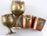 GERMAN THIRD REICH LUFTWAFFE CANTEEN SCHNAPPS CUP