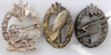 WWII GERMAN THIRD REICH HEER BADGE LOT OF THREE