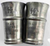 WWII GERMAN THIRD REICH SS LAH CUP LOT OF TWO