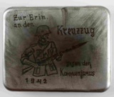 WWII GERMAN 3RD REICH ANTICOMMUNIST CIGARETTE CASE