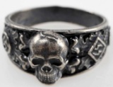 WWII GERMAN AHNENERBE SECRETY SOCIETY SILVER RING
