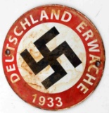 WWII GERMAN 3RD REICH NSDAP PROPAGANDA STREET SIGN