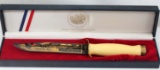WWII 40TH ANNIVERSARY V-J DAY COMMEMORATIVE KNIFE