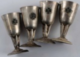 WWII GERMAN 3RD REICH IRON CROSS SCHNAPPS CUP LOT