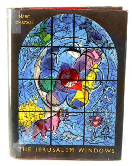 MARC CHAGALL THE JERUSALEM WINDOWS 1962 BOOK