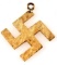 WWII GERMAN THIRE REICH 14KT GOLD SWASTIKA PENDANT