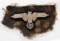 WWII GERMAN SS ENLISTED BREAST EAGLE ON CAMO