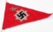 WWII GERMAN THIRD REICH RLB OFFICER PENNANT FLAG