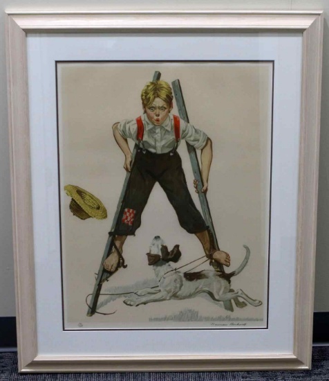 LIMITED EDITION PENCIL SIGNED NORMAN ROCKWELL