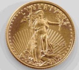 2015 GOLD AMERICAN EAGLE 1/10 OZT BU COIN
