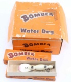 NEW OLD STOCK 10 BOMBER WATER DOG ANTIQUE LURES