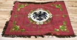 LARGE SILK IMPERIAL GERMAN 1907-1910 DATED BANNER