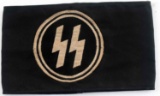 WWII GERMAN THIRD REICH SS CAMP GUARD ARMBAND