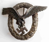 WWII GERMAN THIRD REICH LUFTWAFFE PILOT BADGE