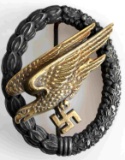 WWII GERMAN FALLSCHIRMJAGER PARATROOPER BADGE