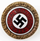 WWII GERMAN THIRD REICH NSDAP GOLDEN PARTY BADGE