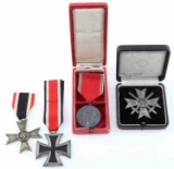 WWII GERMAN THIRD REICH MEDAL DECORATION LOT OF 4