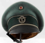 WWII GERMAN THIRD REICH HEER INFANTRY VISOR CAP