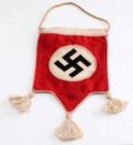 WWII GERMAN THIRD REICH TABLE TOP BANNER FLAG