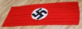 WWII GERMAN THIRD REICH DUAL SIDED PARTY BANNER