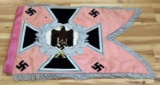 WWII GERMAN HEER PANZER STANDARD SWALLOWTAIL FLAG