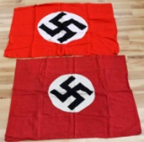 WWII GERMAN NSDAP PARTY WALL BANNER FLAG LOT