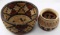 HAND WOVEN PANAMANIAN WOUNAAN GEOMETRIC BASKETS