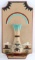 NAVAJO SAND PAINTING WALL SCONCE 19 BY 10 INCHES