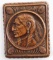 CARVED WOOD NATIVE AMERICAN PORTRAIT BOX LID