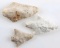 LOT OF 3 ARCHAIC ARROWHEAD POINTS COASTAL CHERT