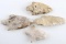 LOT OF 4 ARCHAIC ARROWHEAD POINTS STEMMED