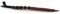PLAINS INDIAN BLACK CATLINITE STEMMED PIPE
