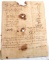 1828 KENTUCKY DOCUMENT WITH SLAVE INVENTORY