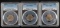 3 1956 S PCGS MS-66 JEFFERSON NICKEL LOT