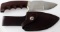 ITHACA GUN CO HAND MADE TRACK KNIFE WITH SHEATH