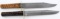 2 JOHN NEWTON CO SHEFFIELD BOWIE KNIFE 7 INCH