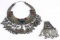 LOT TWO NEPALESE PIECES JEWELRY PENDANT & TORQUE