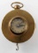 ANTIQUE BRASS NIGHT WATCHMAN CLOCK