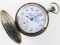 NY STANDARD WATCH CO. 1888 POCKET WATCH SILVEROID